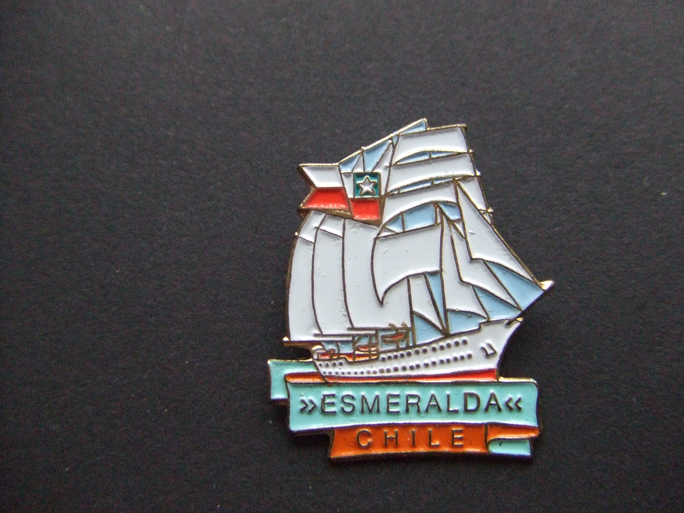 Esmeralda Chili zeilschip driemaster